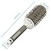 KINGSO Hair Brush Ceramic Iron Round Comb Barber Dressing Salon Styling