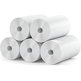 Mettzchrom 5 Roll Instant Printing Paper Photo Paper for Kids Cameras (White)