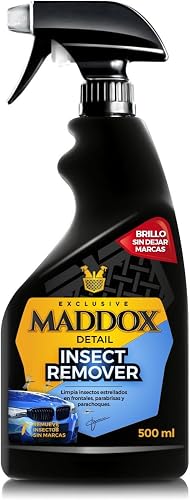Maddox Detail - Quitainsectos Coche Elimina Mosquitos Insect Remover 500ml | Elimina insectos, mosquitos y restos orgánicos i