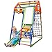 Produktbild Kinder Aktivitätsspielzeug Kletterturm mit Rutsche KindwoodColor-Plus Spielcenter Spielplatz