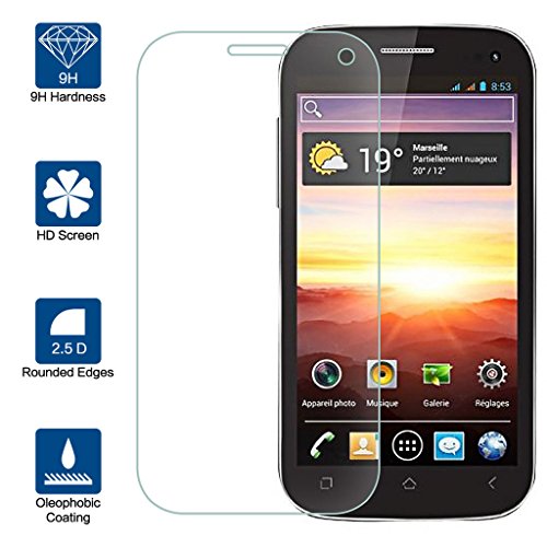 Beiuns Vidrio Templado Protector de Pantalla para Wiko Cink Five