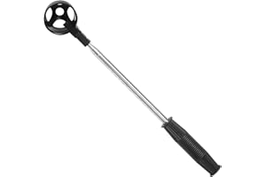 Jetisva Golf Ball Retriever Telescopic 7ft Stainless Steel Golf Ball Collector with Automatic Locking Scoop and Putter Grabber Golf Ball Finder Portable Golf Ball Picker Upper