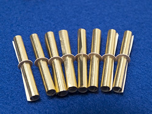 Röllchenlose Nieten, Gold, 500Stk. - 2