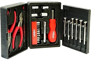 Rolson 36039 25 pc Mini Tri Fold Tool Kit