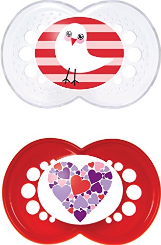 MAM 6+ Months Yummy Soothers (Pink) (2-Pack)