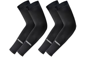 skytowards 2 Pares Mangas para Brazo Elásticas Mangas Brazo Manguitos Mangas de Protección UV Mangas Enfriamiento Transpirables Manga Protectora Solar para Deportes Ciclismo Mujeres y Hombres