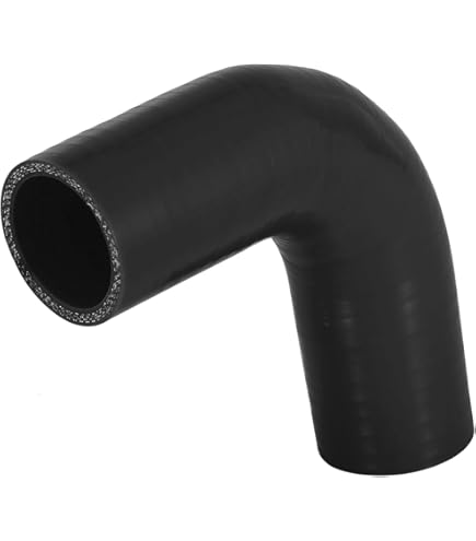 Accoppiatore Riduttore In Silicio 4 Strati 76-102mm 45° Con Morsetti A T Per Tubi Turbo E Intercooler - 5