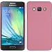Produktbild PhoneNatic Case für Samsung Galaxy A3 (A300) Hülle rosa gummiert Hard-case für Galaxy A3 (A300) + 2 Schutzfolien