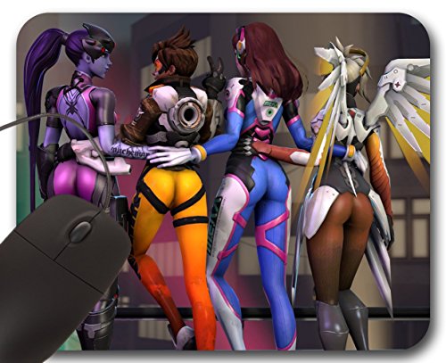Preisvergleich Produktbild Overwatch Arsch Tracer, Widowmaker, Mercy, D.Va Mauspad - Overwatch