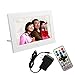 Produktbild Digitaler Bilderrahmen - Kingwo 7inch HD LCD Digitaler Bilderrahmen mit Wecker Slideshow MP3 / 4 Player (Weiß)