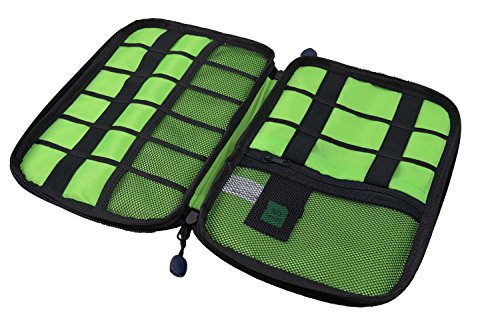 BAIGIO Unisex Tragbare Reisetasche Case für Electronisches Zubehöre Tragetasche Wasserdicht für USB Drive Shuttel Festplatte Kabel und sonstiges Zubehör - 4