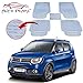 Auto Pearl - Premium Quality Heavy Duty Transparent 5Pc PVC Rubber 6255 Clear Car Mat For - Maruti Suzuki Ignis RS.1599.00