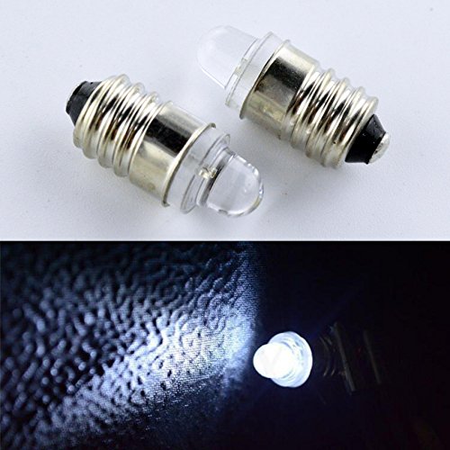 E10 LED Leuchtmittel Petzl Stirnlampe Scheinwerfer Zoom Duo 0,1 W 3 V, weiß - 7