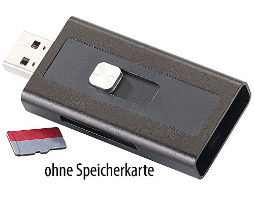 Callstel microSD-Speichererweiterung für iPhone, iPad ,MFi-zertif., bis 128GB - 5