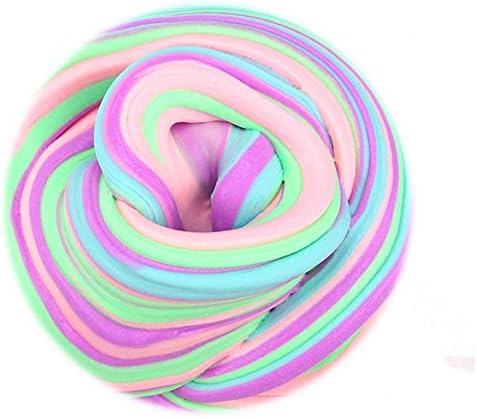 Fluffy Floam Slime Stress Relief Scented Sludge Toy Super Soft and Non-sticky for Kids &amp; Adults(4 Colors)