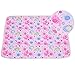 Malloom® Waterproof Baby Changing Pads kids Mat Cover Burp Breathable (Pink)