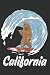 Produktbild California: Republic State Grizzly Bear Vintage Retro 70s California Dreaming Sunny Surfer Beach Boy Girl LA Cool Surfing Palm Distressed Travel ... to Write in for Work School Teachers Students
