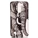 Produktbild Ultra Slim Dünn Silikon TPU Transparent für LG K10 Hülle , Niedliche Cartoon Malerei,Premium Handy Tasche Schutz Hülle Case Cover Etui Strass Schutz schutzhülle Bumper Schale Silicone für LG K10+ Staubstecker (5)