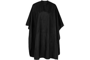 DIVINA VITAE Profesjonalna peleryna fryzjerska uniseks z zapięciem na zatrzask, regulowana peleryna do strzyżenia włosów, wodoodporna peleryna fryzjerska do stylizacji włosów i stylizacji kolorowania