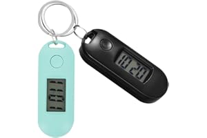Holibanna Montre Digitale Porte-CléS Holibanna Montre ÉLectronique Silencieuse pour ÉTudiants NuméRique Compacte Et LéGèRe Accessoire De Sport Couleurs Assorties