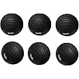 Rubber Cricket Ball Cricket Practice Balls - 6-Pack Rubber Tennis