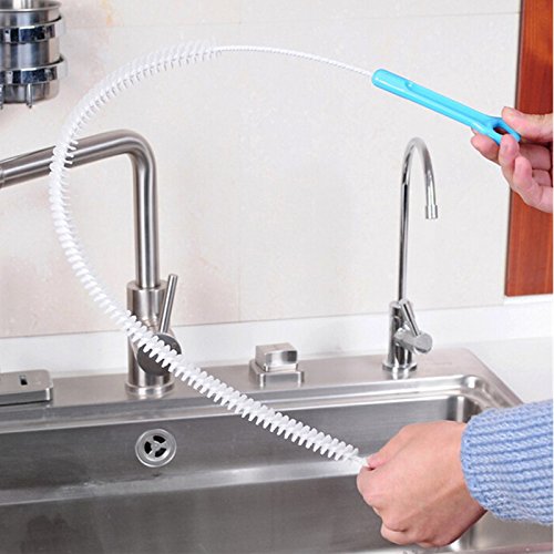 Blue Vessel 71cm Flexible Sink Überlauf -Drain Unblocker reinigen Bürsten-Reinigungsmittel -Küche-Werkzeug - 7