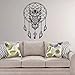 Produktbild Modeganqingg Tiermuster Dreamcatcher Wandaufkleber Abnehmbare Kreative Traumfänger Wand Poster Schlafzimmer Wanddekoration Schwarz 42x72 cm