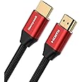 Honeywell HDMI Cable 2.1 with Ethernet, 8k@60Hz UHD Resolution, 3 Mtr, 48 GBPS Transmission Ultra High Speed, Dolby DTS, 3D, 