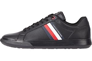 Tommy Hilfiger Uomo Sneakers con Suola Preformata Essential Leather Cupsole in Pelle