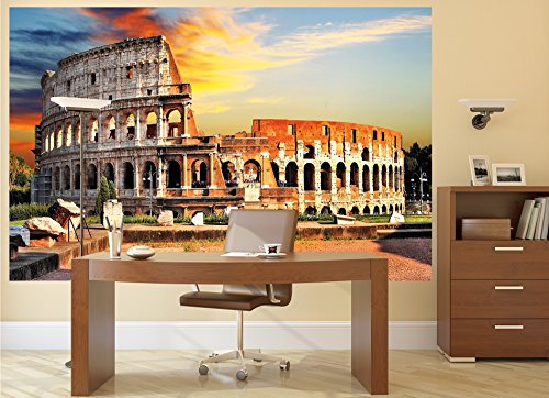 Fototapete Kolosseum in Rom Wand-dekoration – Wandbild Italien Poster-Motiv by GREAT ART (210 x 140 cm) - 7