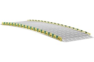 MSW MOTOR TECHNICS MSW Rampa de Carga Plegable para Silla de Ruedas MSW-ARL-06 (Capacidad de Carga: 500 kg, Dimensiones: 3000 x 914 mm, Fabricada en Aluminio)