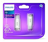 Philips Ampoule LED G9 capsule 2,5 W 25 W Blanc chaud, Synthétique, G9, 2.5 wattsW 240 voltsV