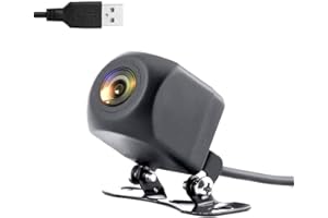 WLDOCA Cámara de Marcha atrás WiFi, cámara de visión Trasera USB para Motocicleta tacógrafo de visión Nocturna HD IP67 Compatible con Android iOS para Coche camión RV Furgoneta