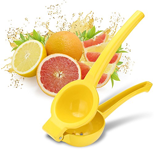 Zitronenpresse, Smacho Prämie Qualitäts Limettenpresse Orangenpresse Zitruspresse Handpresse (Gelb)