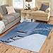 Produktbild Niedlichen Pinguin Dump On Iceberg Große Rutschfeste Moderne Boden orientalischen Bereich Teppich kommerziellen Teppich Pad Mat für Keller Schlafzimmer Wohnzimmer Küche Decor 5 'X 7'