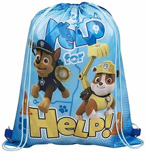 Price comparison product image PAW Patrol Blue Yelp for Help Drawstring School Sports Gym & Swimming Bag