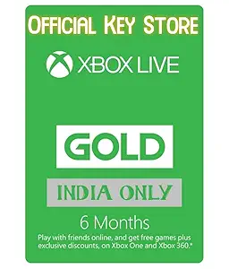 Xbox Live Gold 6 Month Membership Card (Xbox One & Xbox Series)