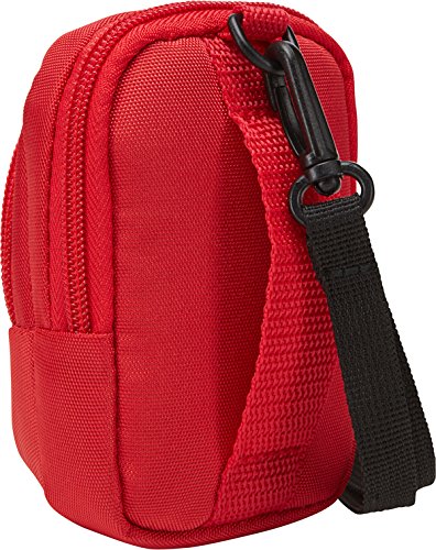 Case Logic DCB302 Kameratasche S inkl. Schultergurt/Gürtelschlaufe (mit Zubehörfach) rot/grau - 5