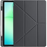 Elfia Samsung Galaxy Tab A11 Plus SM-X230 X236 X238 ile Uyumlu Kılıf Silikon 4 Farklı Stand Olabilen Kalem B&ouml;lmeli Tablet Kıl