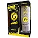 Produktbild BVB Borussia Dortmund Fan-Pack (Energy Drink 1,0L mit 3 Vereinsbechern)