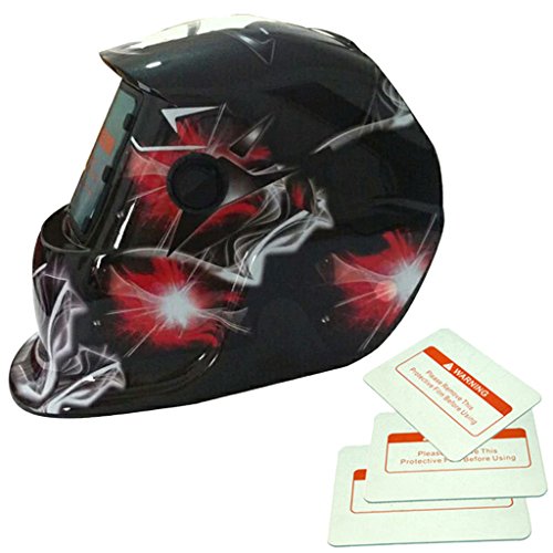 Generic Solar Automatischer Verdunkelung Schweißmaske Helm Maske 10 Muster – Licht - 4