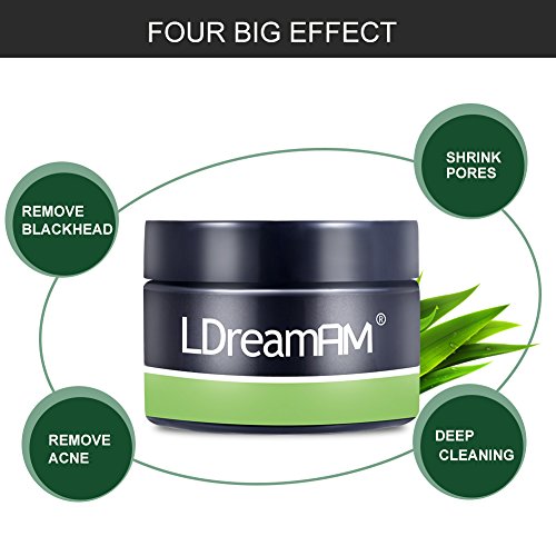 Peel off Maske,Gesichtsmaske Schwarz,Mitesser Maske,Bambuskohle Schwarz Maske,Black Head Maske,LDreamAM® Bamboo Charcoal Mitesser entfernen Maske, Reparieren Sie beschädigte Zellen, die Feuchtigkeit der Haut hinzufügen,Mitesser Entferner Tiefenreinigung Peel Off Maske Bambuskohle Schlamm-Gesichtsmaske - 4