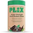 PLIX - THE PLANT FIX Strength Plant Protein Powder - 500 Gm (Chocolate) Pea Protein Isolate and Brown Rice Blend, 25 g Plant Protein, No Added Sugar, Gluten free