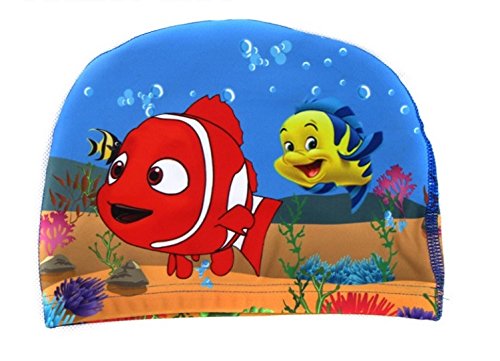 childrens fabric swimming caps