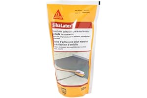 SIKA - Emulsión adhesiva - Sikalatex - Blanco - Listo para usar - Mejora la adherencia - para mortero y lechada de cemento - 500ml