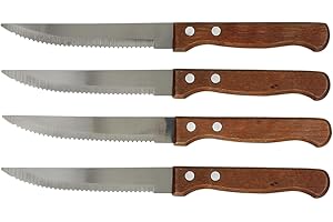 Tognana Mythos, Set 4 coltelli bistecca, acciaio marrone