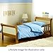 Saplings Country Pine Ivory Poppy Junior Bed (Pine) with Spring Mattress