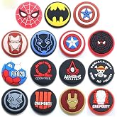 Wogame Ps5 ve Ps4 Uyumlu Analog Koruyucu 2 Adet Captan America Desenli Silikon Plastik Koruyucu