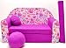 M35 Children's Fold-Out Sofa Couch Sofa Mini 3 in 1 Baby Set + Child Seat and Seat Sofa Cushion/Mattress