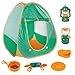 Price comparison product image Camping Set with Role Play Tent, Kids Camping Playset, Adventure Set with Camping Lamp Total 7 Pcs Camping Accessories for 3 4 5 6 Year Olds